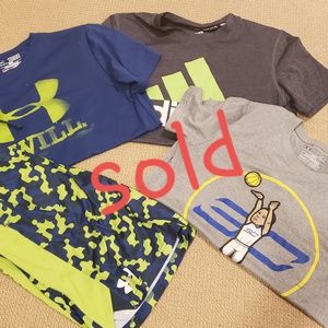 Boys size M Under Armour lot